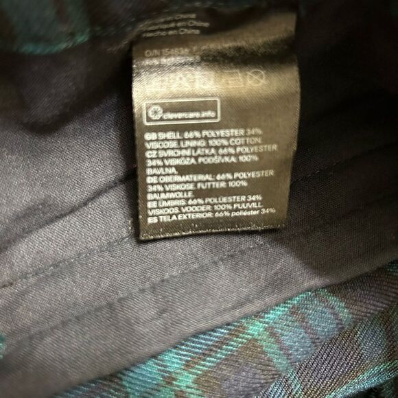 H&M Green & Black  Ankle Length  Plaid Dress Pants(Size 6) - Picture 7 of 7